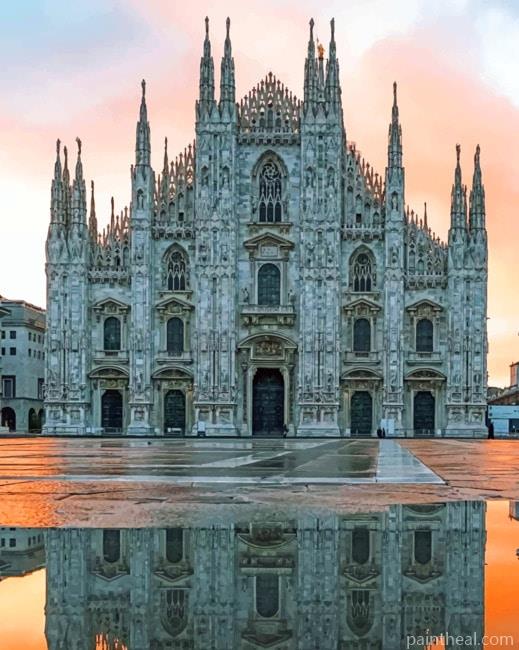 Duamo Di Milano Painting By Numbers Kits