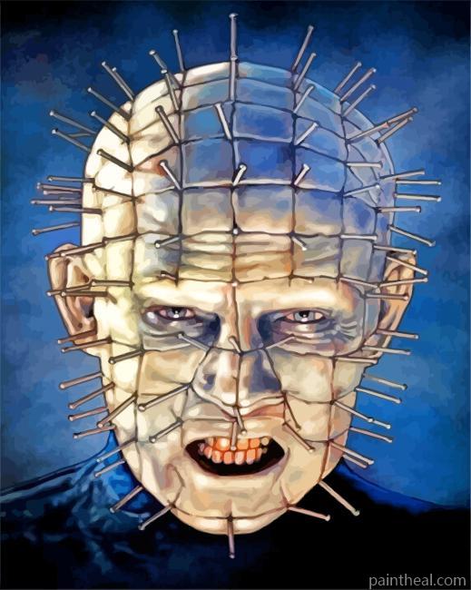 Scary Pinhead Painting By Numbers Kits