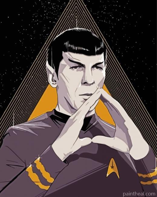 Mr Spock Star Trek Painting By Numbers Kits