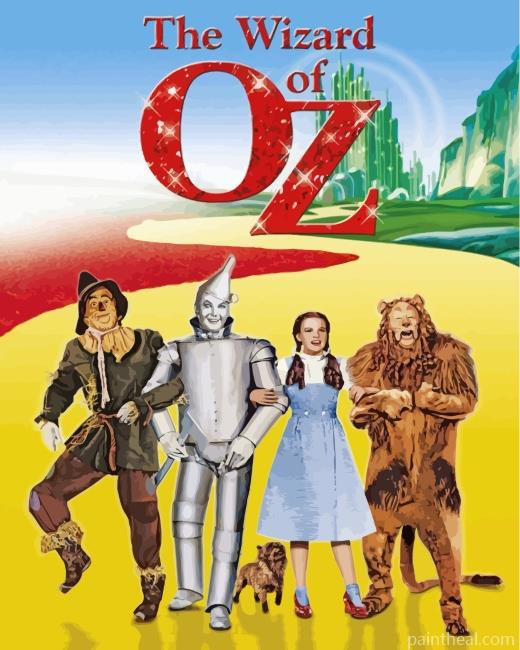 The Wizard Of Oz Painting By Numbers Kits