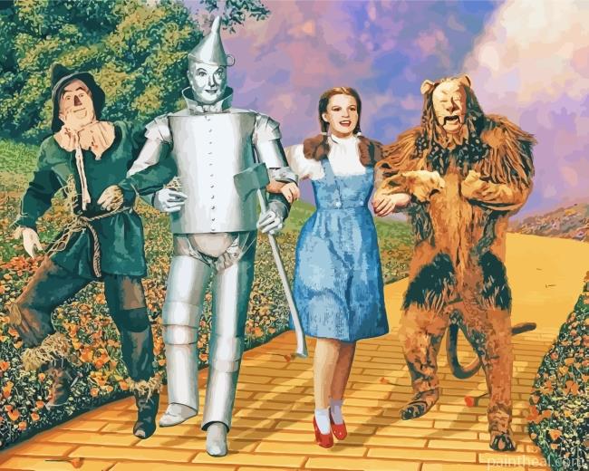 The Wizard Of OZ Movie Painting By Numbers Kits