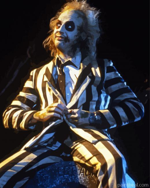 Aesthetic Beetlejuice Painting By Numbers Kits