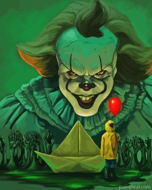 Pennywise The Dancing Clown Painting By Numbers Kits