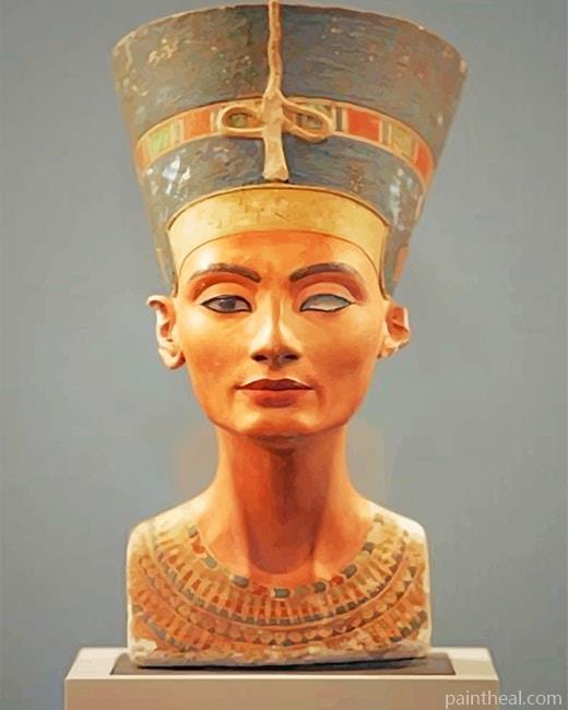 The Egyptian Queen Nefertiti Painting By Numbers Kits