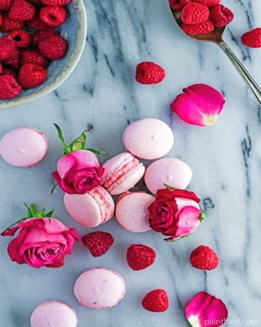 Roses And Macarons Painting By Numbers Kits
