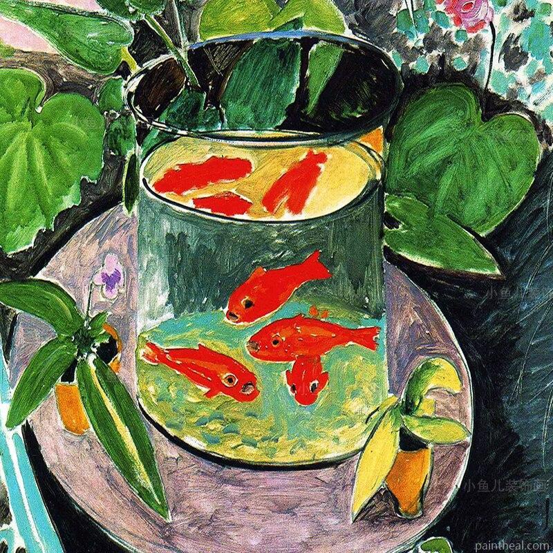 Goldfish Henri Matisse Art Painting By Numbers Kits