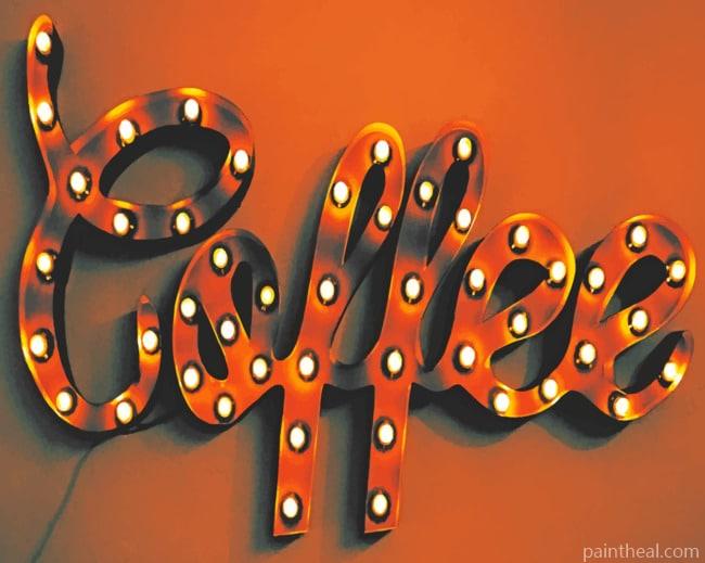 Coffee Light Painting By Numbers Kits