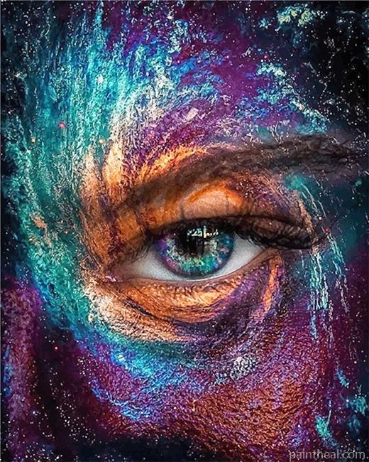 Space Eye Painting By Numbers Kits