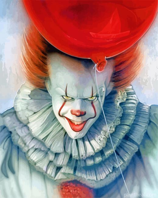 Pennywise And The Red Balloon- Painting By Numbers Kits