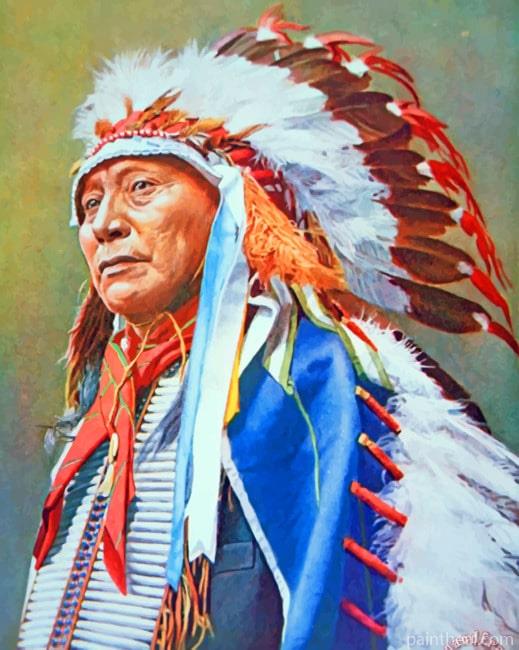 Chief Native American Painting By Numbers Kits