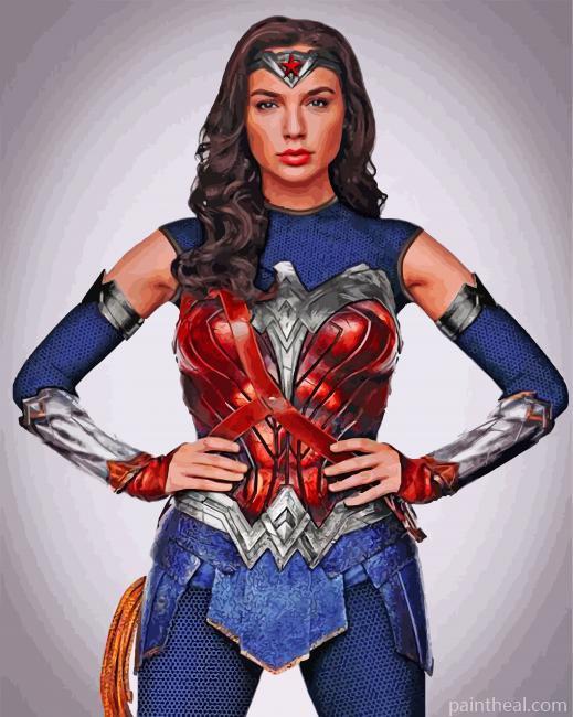 Wonder Woman Hero Painting By Numbers Kits