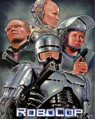 Robocop Movie Cast Painting By Numbers Kits