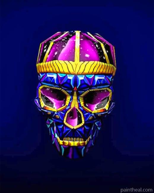 Diamond Skull Painting By Numbers Kits
