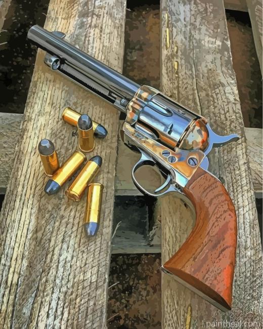 Aesthetic Gun Painting By Numbers Kits