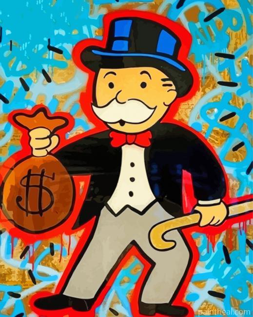 Artistic Monopoly Painting By Numbers Kits