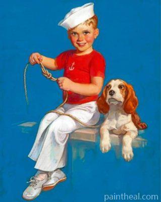Sea Boy Painting By Numbers Kits