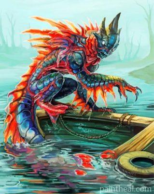 Weird Monster Painting By Numbers Kits