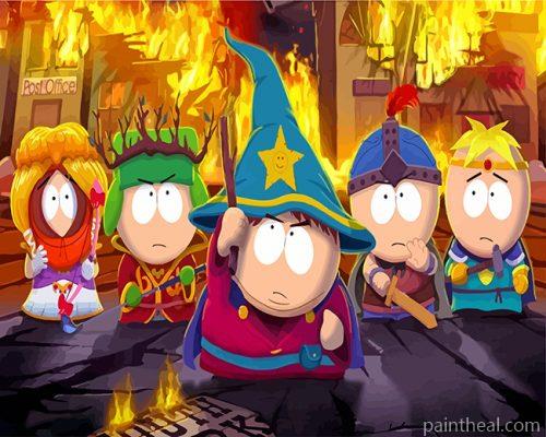 South Park the Stick Of Truth Painting By Numbers Kits