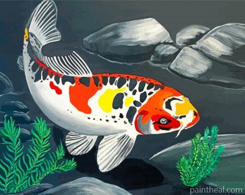 Koi Carp Fish Painting By Numbers Kits