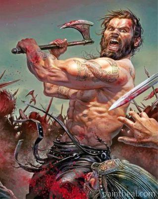 Viking Warrior Painting By Numbers Kits