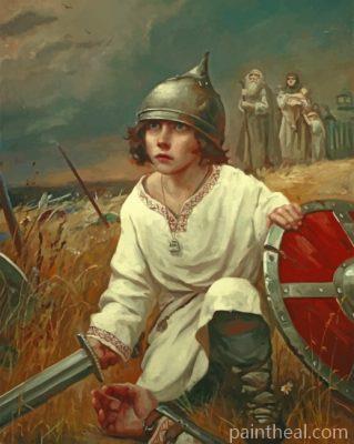 Warrior Boy Painting By Numbers Kits