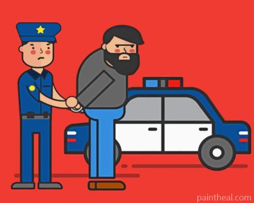Illustration Police Painting By Numbers Kits