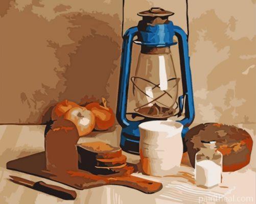 Vintage Lantern Painting By Numbers Kits