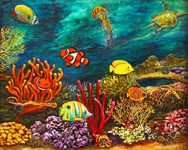 Under Sea Painting By Numbers Kits