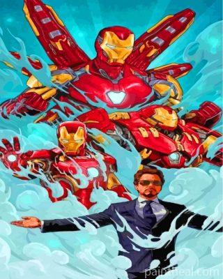 Iron Man Avengers Painting By Numbers Kits