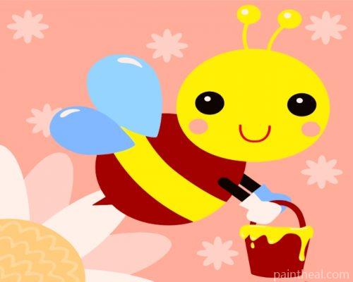 Easy Bee Paint By Number Painting By Numbers Kits