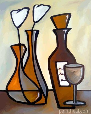 Vases And Cup Painting By Numbers Kits
