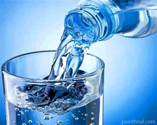 Water Glass And Bottle Painting By Numbers Kits