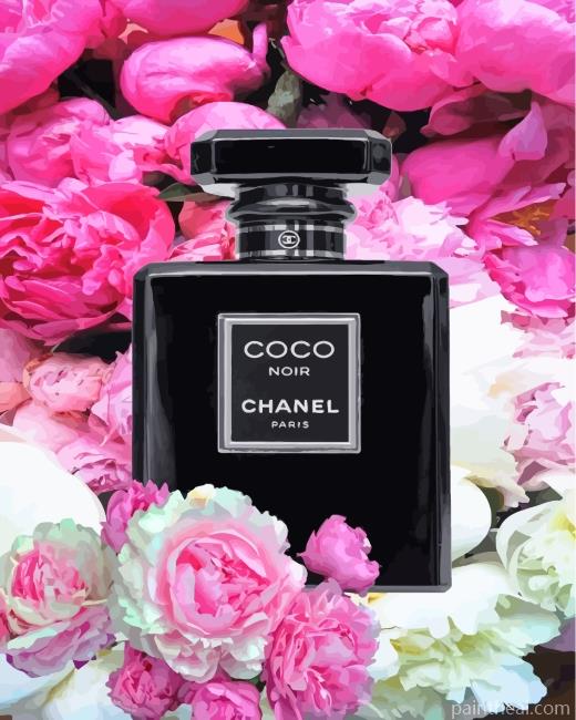 Black Coco Chanel Painting By Numbers Kits