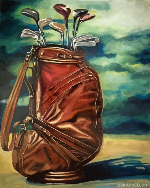 Golf Pitching Wedge Painting By Numbers Kits