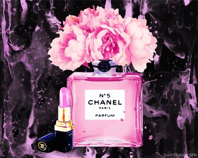 Chanel Perfume And Lipstick Painting By Numbers Kits