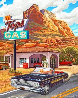 Retro Route 66 Painting By Numbers Kits