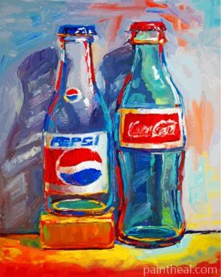 Soda Bottles Painting By Numbers Kits
