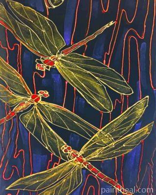 Dragonflies Art Painting By Numbers Kits