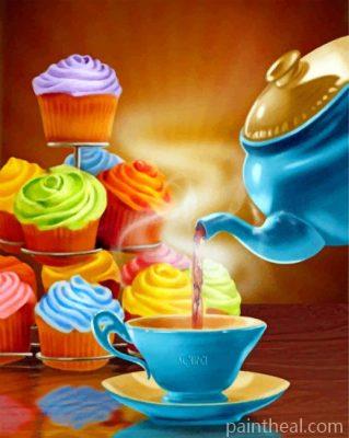 Tea Time Painting By Numbers Kits