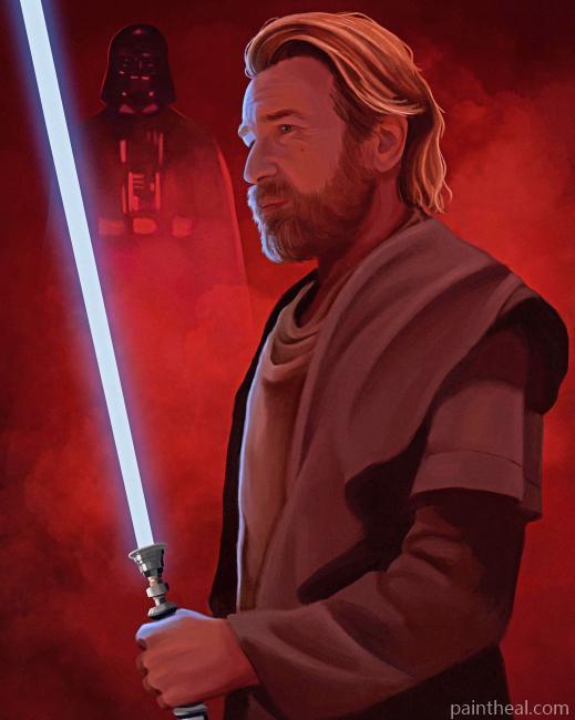 Obi Wan Kenobi Art Painting By Numbers Kits