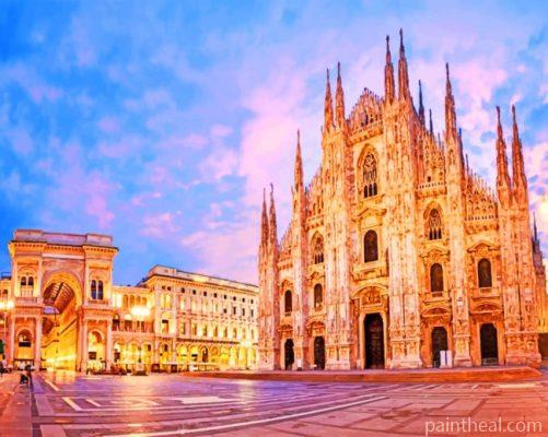 Duomo Milano Painting By Numbers Kits