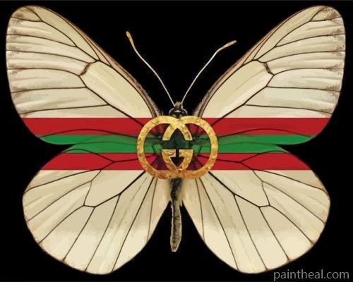 Gucci Butterfly Painting By Numbers Kits