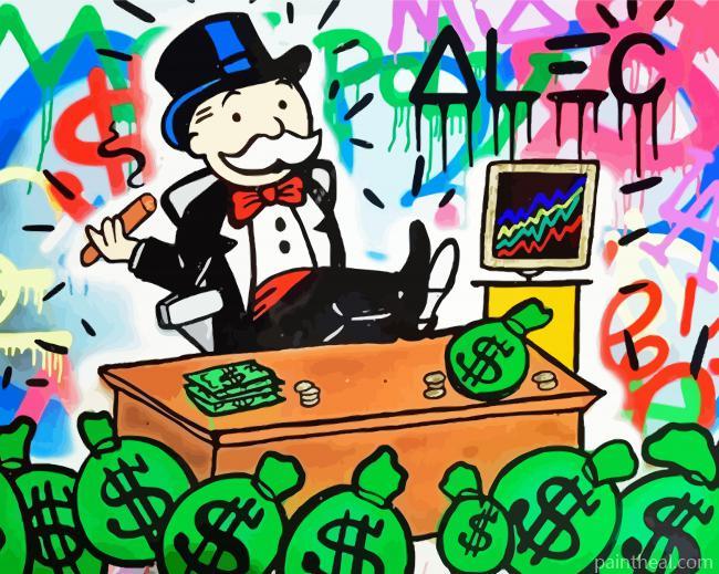 Monopoly Art Painting By Numbers Kits
