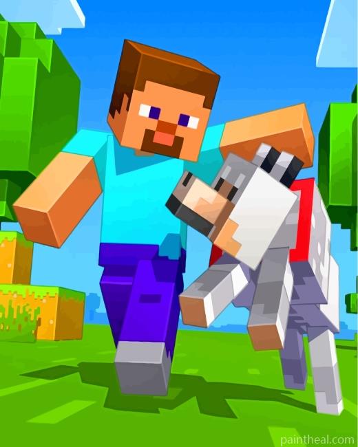 Minecraft Painting By Numbers Kits