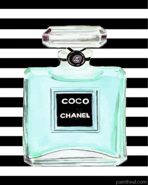 Blue Chanel Painting By Numbers Kits
