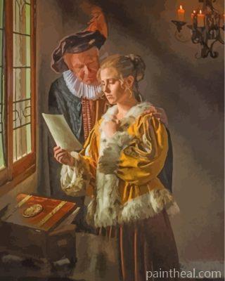 Father And Daughter Painting By Numbers Kits