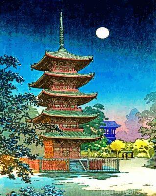 Yasaka Pagoda Painting By Numbers Kits