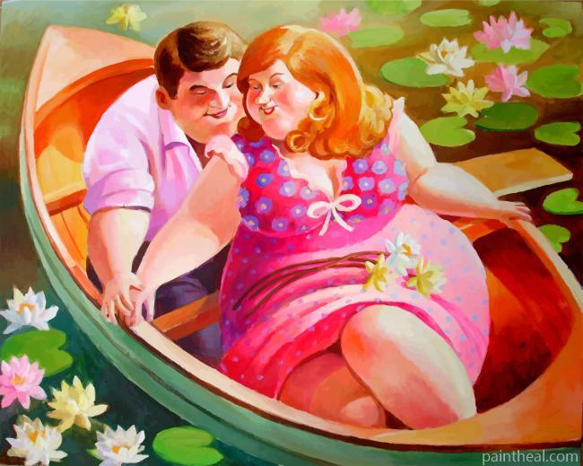 Fat Couple Painting By Numbers Kits