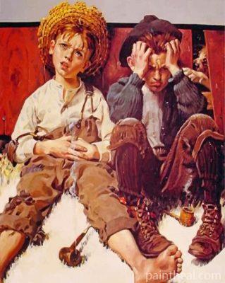 Retribution 1920 Rockwell Painting By Numbers Kits