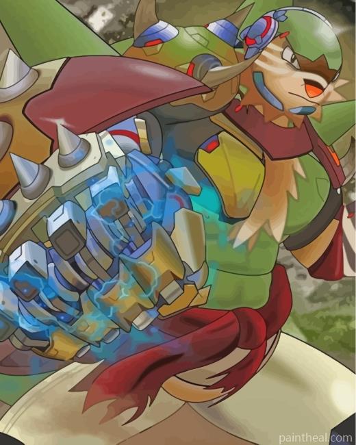 Chesnaught Pokemon Painting By Numbers Kits